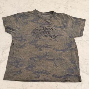 Bass Pro Shops Kids Camo Tee - Green and Blue